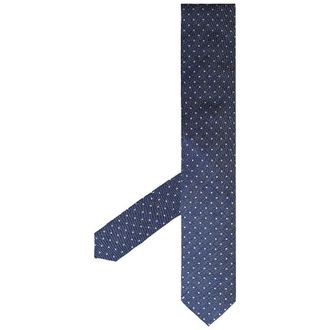 Hackett Printed Mini Pindot Mens Blue Ties - One Size