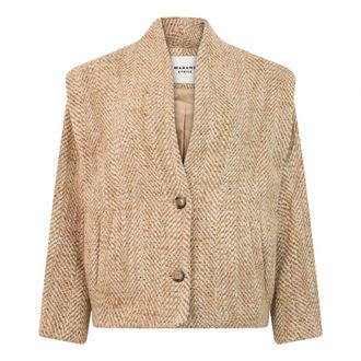 Isabel Marant Dames, Jassen, Beige, Maat: XS Zijde