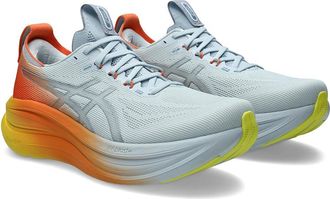 Asics GEL-Nimbus(r) 28 Mens Running Shoes Sky/Sun Peach : 10.5 D - Medium, Synthetic