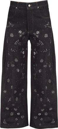 Souvenir Jeans Baggy Souvenir - - Jeans - Donna - Nero - L