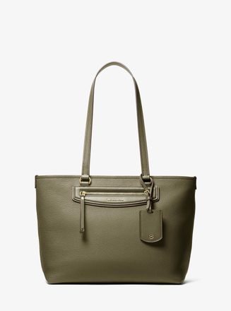 Michael Kors Jet Set Travel Medium Pebbled Leather Tote Bag