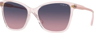 Vogue Eyewear VO5520SF Asian Fit 2942I6 Womens Sunglasses Pink Size 56