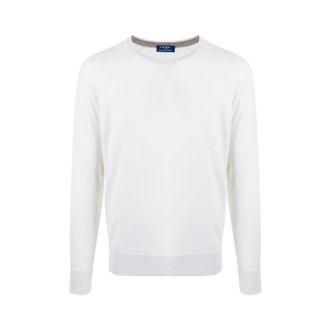 Barba Heren, Truien, Wit, Maat: XL Kasjmier