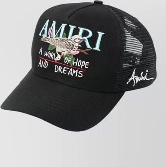 Amiri embroidered mesh baseball cap