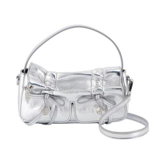 Acne Studios Handbags, female, Gray, Size: ONE SIZE Multipocket Micro Crossbody