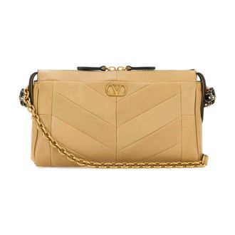 Valentino Garavani Cross Body Bags, female, Beige, Size: ONE SIZE Small Shoulder