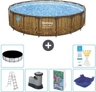 Bestway Piscina Bestway Power Steel Redonda - 549x122 Cm - 7-piezas S662