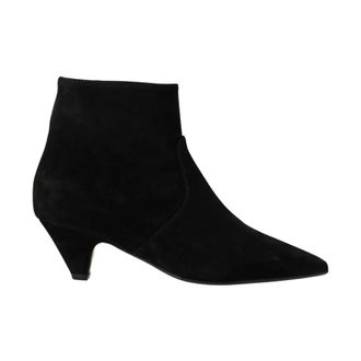 Anna F. 9760 Enkellaars - Dames - Schoenen - Zwart - Maat: 40 EU Su&egrave;de