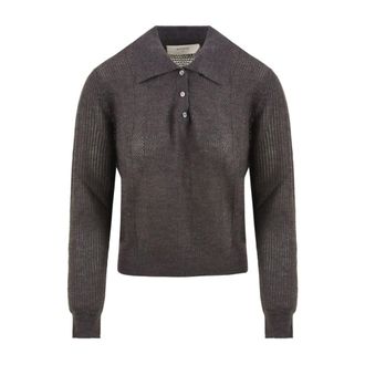 Beatrice .B Truien & Vesten, Dames, Bruin, S, Stijlvolle Polo T-shirts en Polos