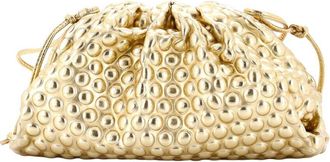 Bottega Veneta The Pouch Bubble Wrap Textured Leather Mini (Authentic Pre- Loved)