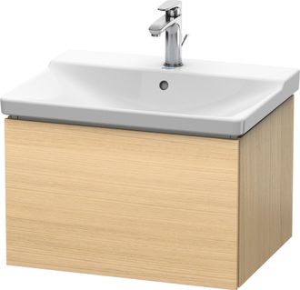 Duravit Duravit L-cube Mueble De Pared, Ancho 620mm, Profundidad 481, 1 Extra&iacute;ble, Se Ajusta A La Medida. Art&iacute;culo 233265, Color: Roble Mediterr&aacute;neo Chapa De 