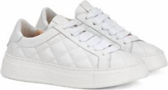 AGL Womens Giuly Matelasse Sneaker In White
