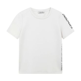 Max Mara Tops, Dames, Beige, M, Katoen, Nancy T-shirt