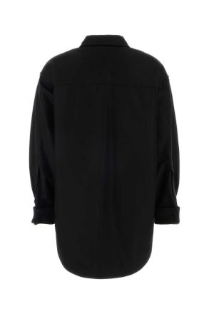 Balenciaga 872318tup18 1000 Black Exterior: Cotton Camicie Shirt