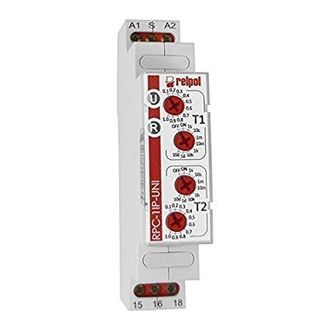 OEM Rel&eacute; De Doble Tiempo De Una Sola Funci&oacute;n, 1p, 12-240v, 8 Rangos, Rpc-1ip-uni Relpol 0455