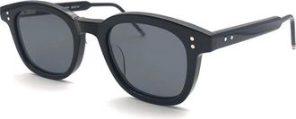 Thom Browne Zwarte zonnebril Ss 24 International Fit - Heren - Zonnebrillen - Zwart - 48 MM - Accessoires