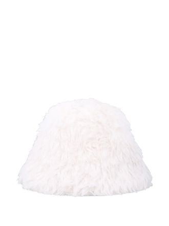 Perfect Moment textured bucket hat - unisex - Artificial Fur - One Size - White