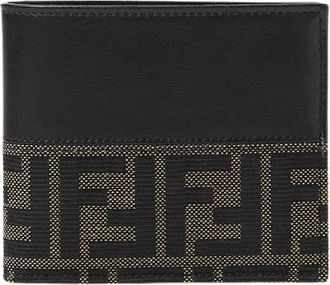 Fendi H26 Portemonnee - Heren - Portefeuilles - Zwart - ONE Size - Accessoires