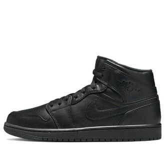 Nike Jordan Air Jordan 1 Mid Triple Black 2022 554724-093