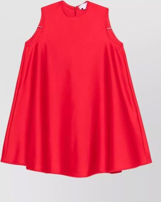 Stella McCartney a line mini dress high neckline pockets