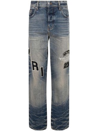 Amiri Hockey straight-leg jeans - Blue