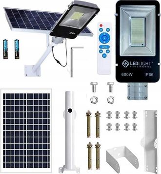 OEM Gran Farola Led Solar Para Exterior, Potente 600w, Sensor De Linterna