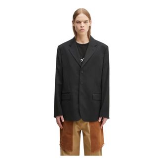 Maison Margiela Maatpak Blazer - Heren - Jassen - Zwart - Maat: L Leer