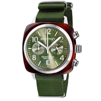 Briston Clubmaster Green Dial Mens Watch 19140.SA.T.26.NOL