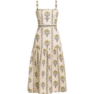 Agua Bendita N&iacute;spero Moriche Midi Dress in Multi at Nordstrom, Size X-Small