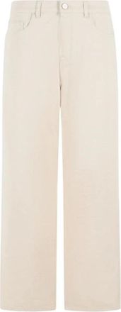 R&oacute;he Signature Baggy Denim - Dames - Loose Fit Jeans - Beige - XS - Denim - Jeans