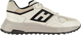 Hogan Hyperlight Urban Sneakers - Heren - Sneakers - Beige - 40 EU - Leer - Schoenen