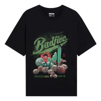 Li-Ning BadFive Plants Graphic T-shirt Black AHSS731-2