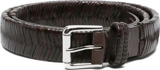 Christophe Lemaire Braided Leather Belt