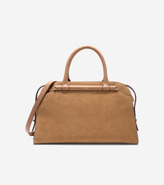 Cole Haan Womens Catherine Medium Satchel - Brown