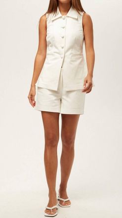 Trina Turk Follow Through Top In Whitewash