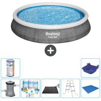 Bestway Piscina Bestway Fast Set Redonda - 396x84 Cm - 8-piezas S21450