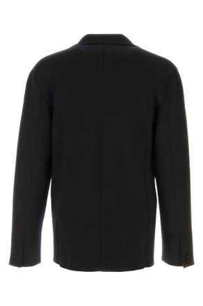 Tom Ford Mens Face Blazer Black Wool Nylon Elastane Blazers