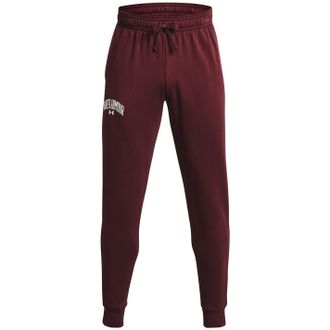 Under Armour Mens Rival Fleece Jogger Red S
