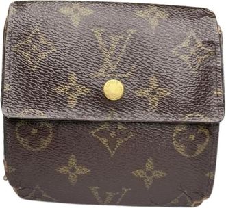 Louis Vuitton Pre-owned Retiro Lederen Portemonnee - Dames - Vintage Accessoires - Bruin - ONE Size - Leer - Vintage