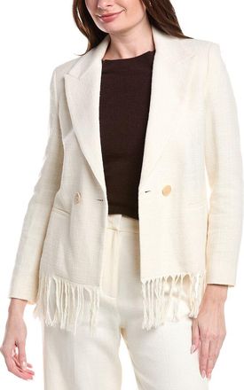 PESERICO Tweed Fringe Jacket