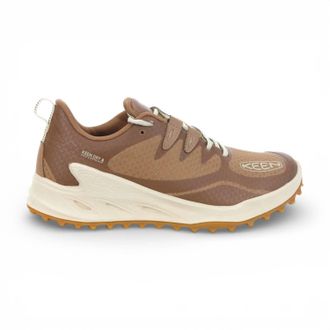 Keen Womens Zionic Waterproof Shoes In Warm Taupe/raw Umber