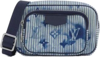 Louis Vuitton Pre-owned Belt Bags, female, Blue, Size: ONE SIZE Pre-owned Watercolor Monogram Outdoor Pochette