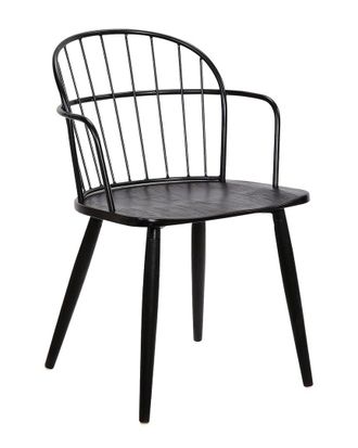 Armen Living Bradley Steel Framed Side Chair