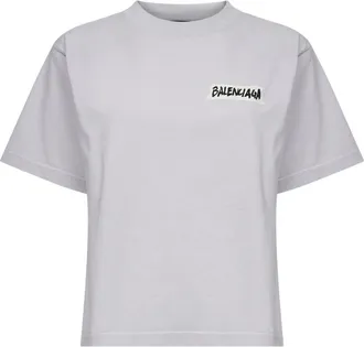 Balenciaga T-Shirts, female, White, Size: 2XS Masking Tape T-Shirt