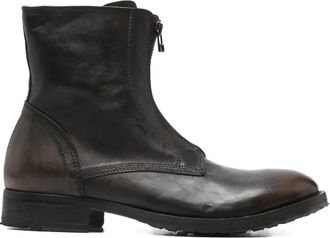 LEQARANT Stivali con zip - Marrone