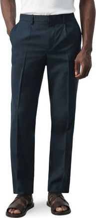Mango Slim Fit Pants in Navy at Nordstrom, Size 34