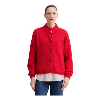 Gestuz Truien & Vesten, Dames, Rood, M, Wol, Cardigan