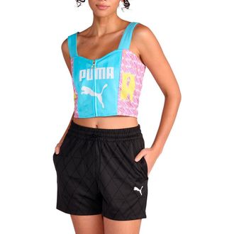 Puma Future Archive Corset Top in Vibrant Blue at Nordstrom, Size X-Large
