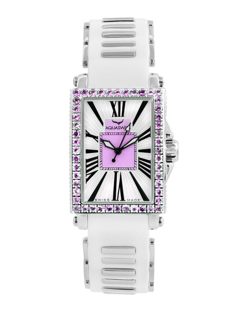 Aquaswiss Elegant Silver and Cream/Blush like band Women\'s Watch Aquaswiss | Accessories | Aquaswiss Elegant Silver And  main image 2