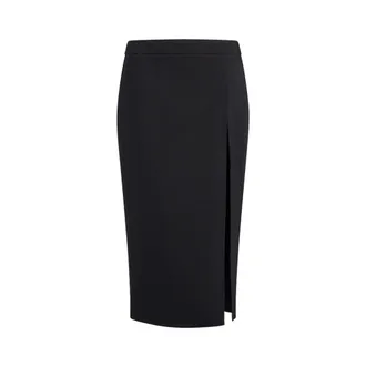 Dondup Long Bistretch Skirt - female - Dondup - Pencil Skirts - Black - S - Skirts